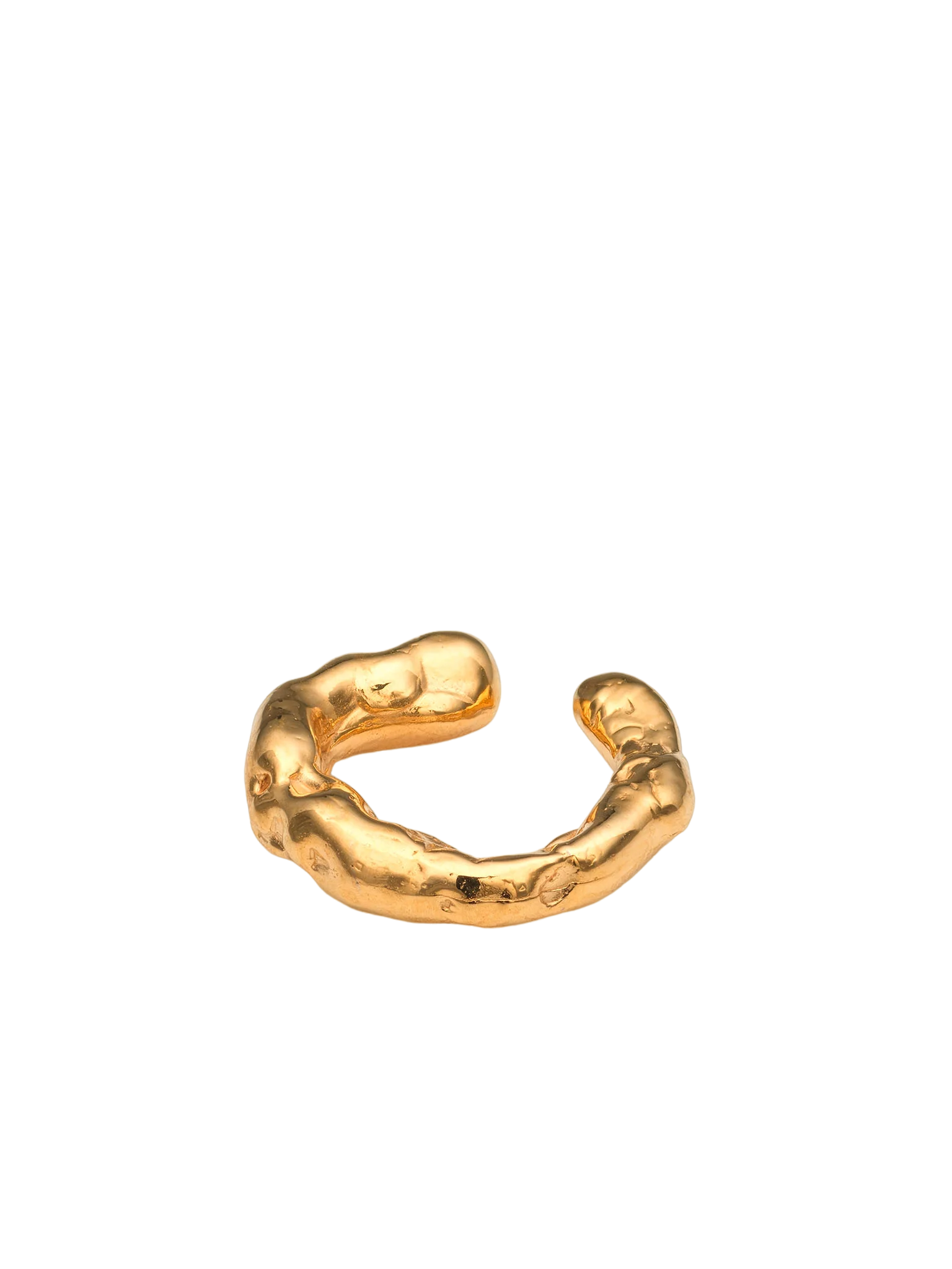Talisman ear cuff gold vermeil